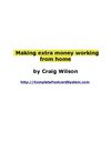 Making extra money working from home