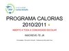 Programa Calorias