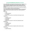 General Classification of Rental Car Services
