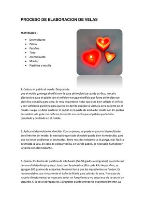 Calaméo - proceso de elaboracion de velas