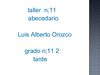 taller 11