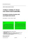 Avaliação sociológica de doentes com esclerose lateral amiotrófica
