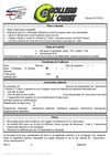 Fiche d'inscription du club