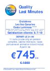 Promos de la semaine ! Dans votre agence Généraltour 070/22 50 60
