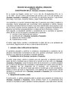 Acta de constitución