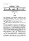 Eckhart Tolle - Csend a világ közepén - az előadás szövege