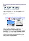 Cameras Samsungimaging Red Dot Award