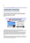Cameras Samsungimaging Red Dot Award
