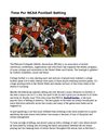 Time For NCAA Football Betting