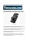 Samsung launches new digital camera range