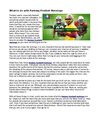 What to do with Fantasy Football Rankings