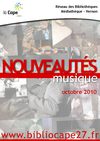 Nouveautés Musique Octobre 2010