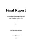 German Embassy Project: 25 Solar Cookers for Tibetan Families