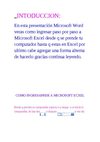 como ingresar a microsoft ecxel