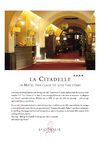 Press Dossier Citadelle Hôtel Magasin Aux Vivres Restaurant - English Version