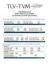 Horaires traversée Port Cros & Ile du Levant 2010