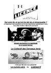 LICENCE H numéro ZérO