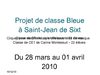 Projet de classe bleue