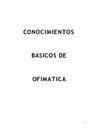 CONOCIMIENTOS BASICOS DE OFIMATICA