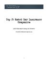 Top Rated Auto Insurance Companies Review