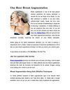 One Hour Breast Augmentation