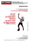 ...Et puis, j'ai demandé à Christian de jouer l'intro de Ziggy Stardust