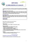 Conseil Municipal 7 octobre 2010