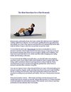 The Best Exercises for a Flat Stomach
