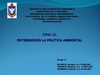 Gerencia Ambiental (Entendiendo la Política Ambiental)