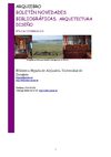 ArquiEbro nº 8 Boletín de Novedades Bibliográficas de Arquitectura y Diseño de la Biblioteca Hypatia de...