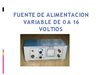fuente de alimentacion variable