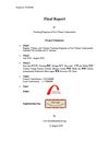 Final Report on Teaching Programs in Five Tibetan Communities