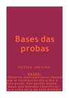 bases das probas