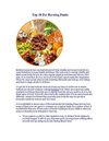 Top 10 Fat Burning Foods