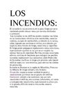 LOS INCENDIOS