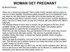 WOMAN GET PREGNANT