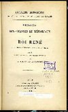 Extraits des comptes et mémoriaux du Roi René, livres