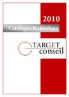 Catalogue Target Conseil