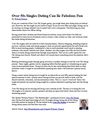 Over 50s Singles Dating Can Be Fabulous Fun
