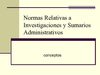 CURSO INVESTIGACIONES Y SUMARIOS ADMINISTRATIVOS.LEY 18.834.REP. DE CHILE