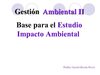 Clase Gestion Ambiental II Repaso EIA