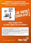 Assistant-e-s de service social Conseiller-e-s techniques de service social Elections professionnelles du 1er...