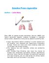 Smoke Free cigarette