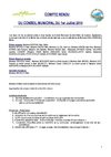 Compte rendu du conseil du1 juillet 2010