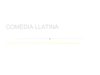Comedia Llatina