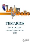 TEMARIOS 9MOS GRADOS IV CEV