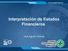 INTERPRETACIÓN DE ESTADOS FINANCIEROS 
