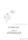 Accord GrDF relatif à la formation tout au long de la vie professionnelle