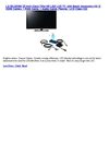 LG 22LE5300 22 inch Class 720p HD LED LCD TV, with Basic Accessory Kit (2 HDMI Cables, 1 RGB Cable, 1 Audio Cable,...