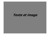 Texte et image